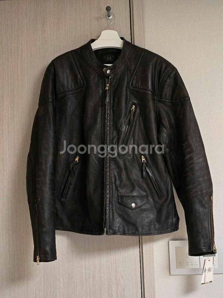 RRL 모토 레더자켓 XL 새제품--4