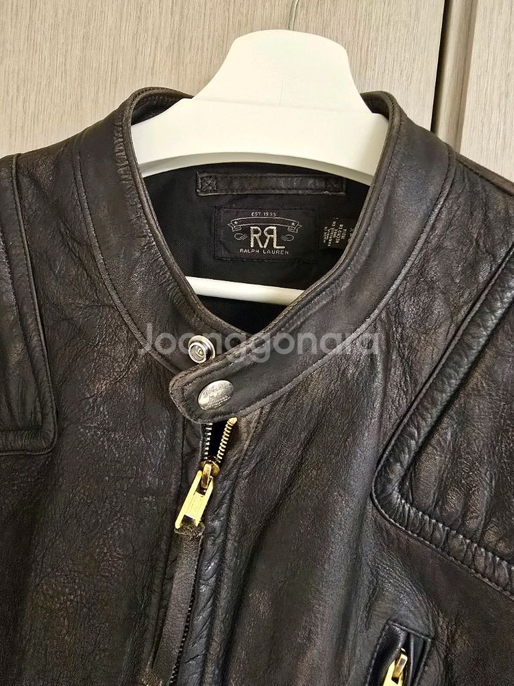 RRL 모토 레더자켓 XL 새제품--6