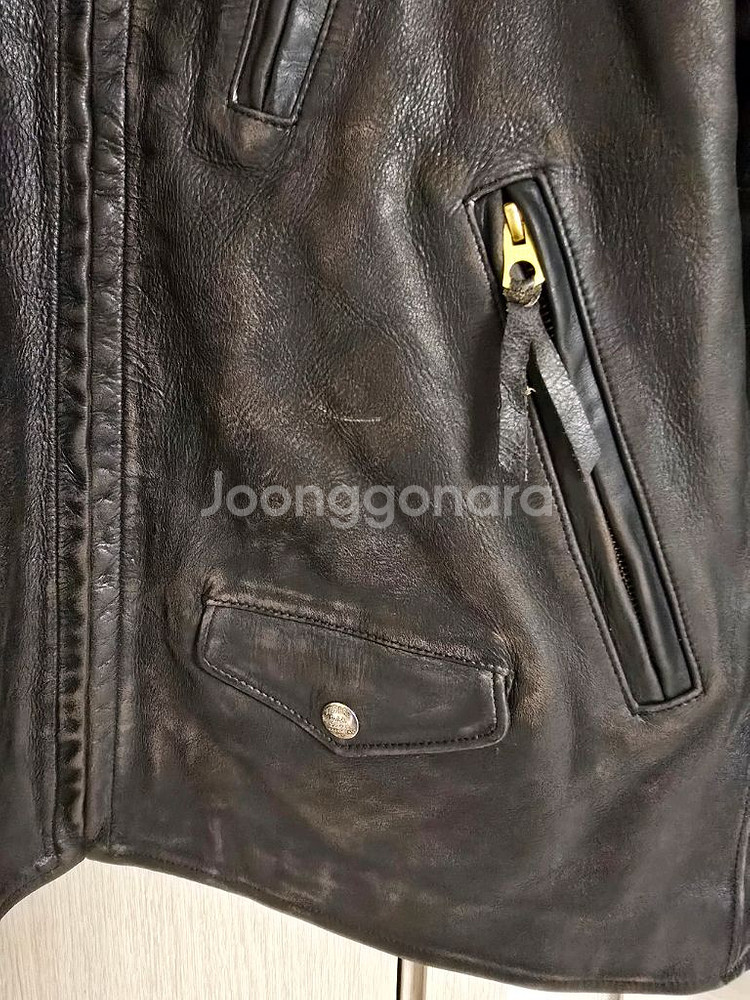RRL 모토 레더자켓 XL 새제품--7
