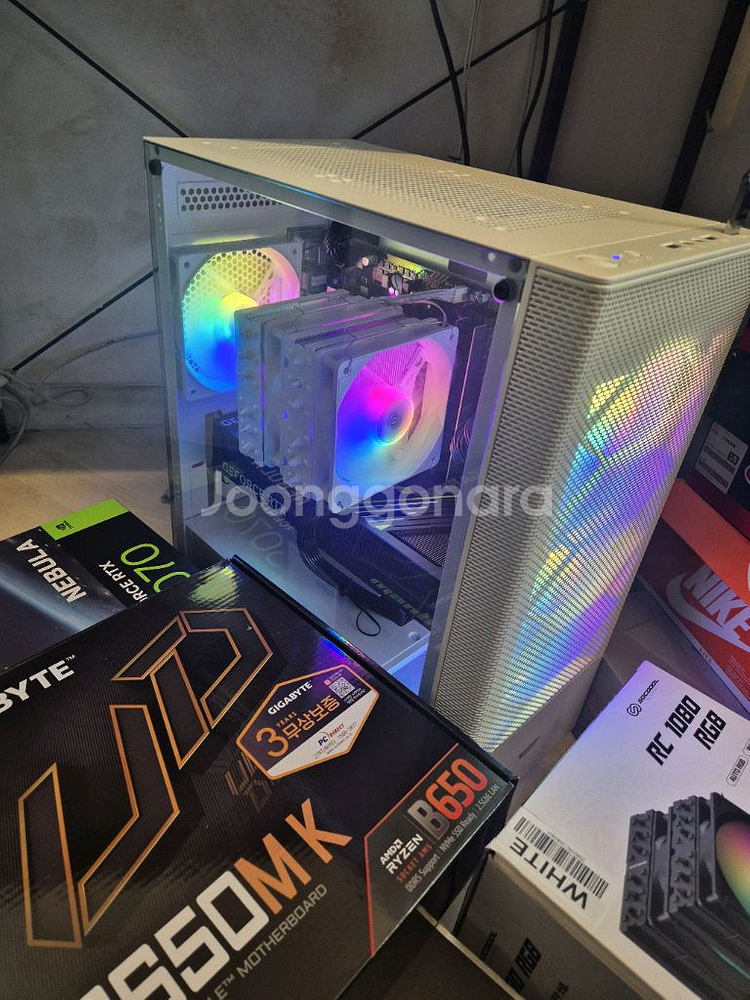 라이젠9800X3D RTX5070 게이밍 편집용 고사--2