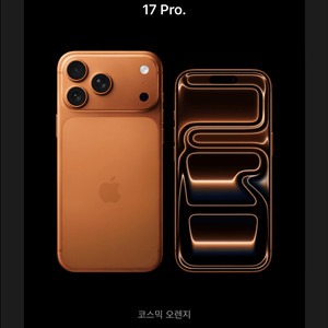 아이폰17프로 256gb 코스믹오렌지 1회사용 자급제
