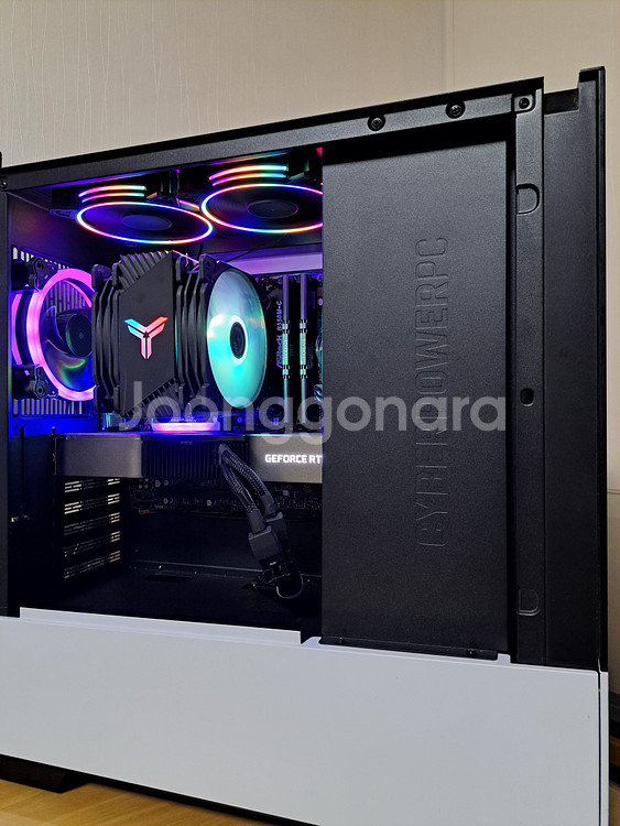 고성능 게이밍 컴퓨터 5800x3d 반본체--2