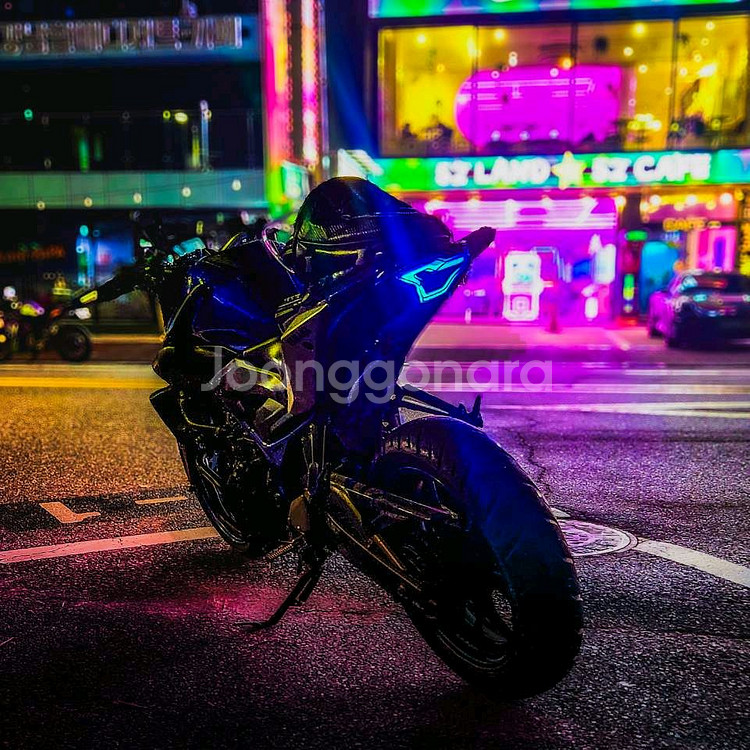 mt03 블루 오토바이 묻따--0