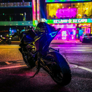 mt03 블루 오토바이 묻따