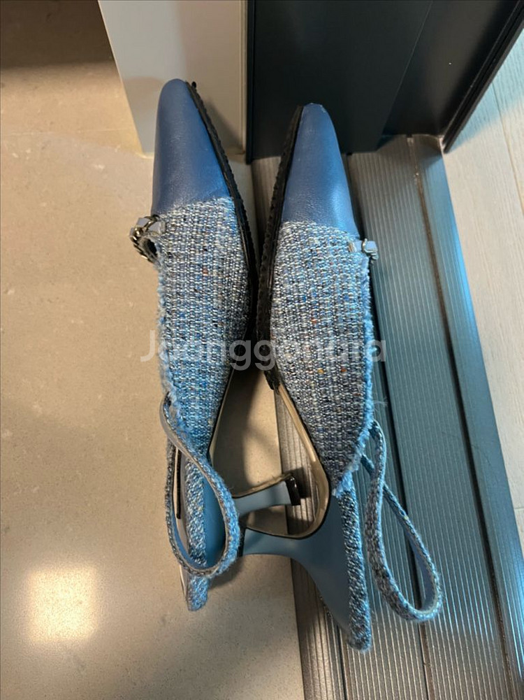 타임 트위드 슬링백 구두(230)--3