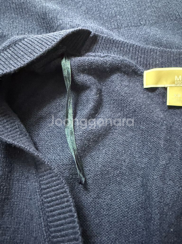 마이클 코어스 네이비 롱 가디건 xs--2