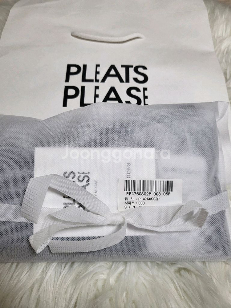 플리츠플리즈 탑 하이넥 미스트 탑 다크블루 3사이즈--8