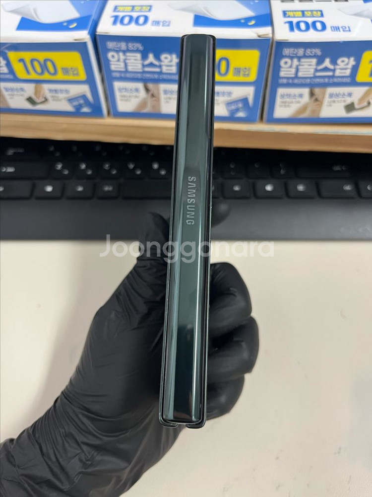 갤럭시Z폴드3 256G 그린 S급!--5