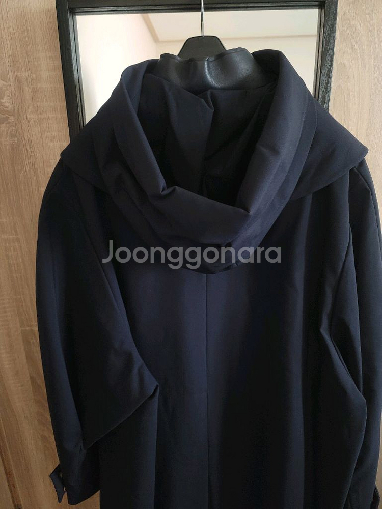 [48]준지 14ss 오버사이즈 후드 파카 코트--4