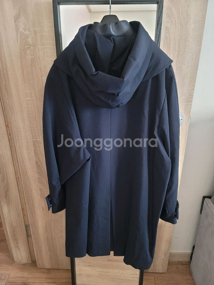 [48]준지 14ss 오버사이즈 후드 파카 코트--8