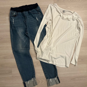 160정도 일괄 자라키즈 164티셔츠 SOIE 롤업데님