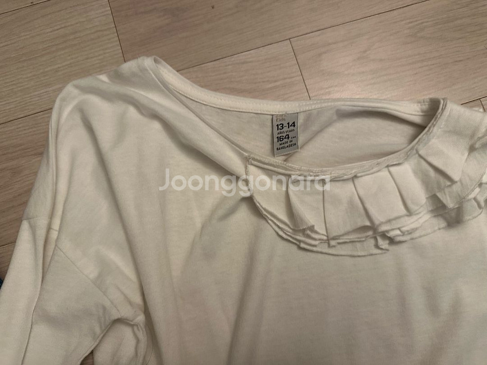160정도 일괄 자라키즈 164티셔츠 SOIE 롤업데님--4