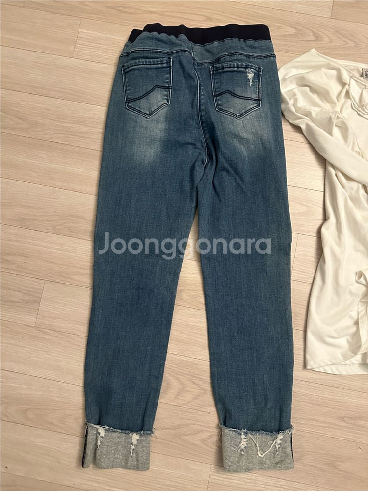 160정도 일괄 자라키즈 164티셔츠 SOIE 롤업데님--2