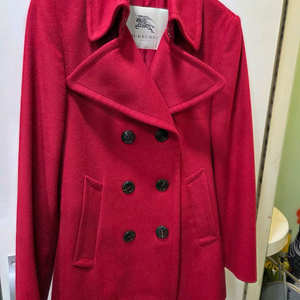 버버리 캐시미어 하프코트