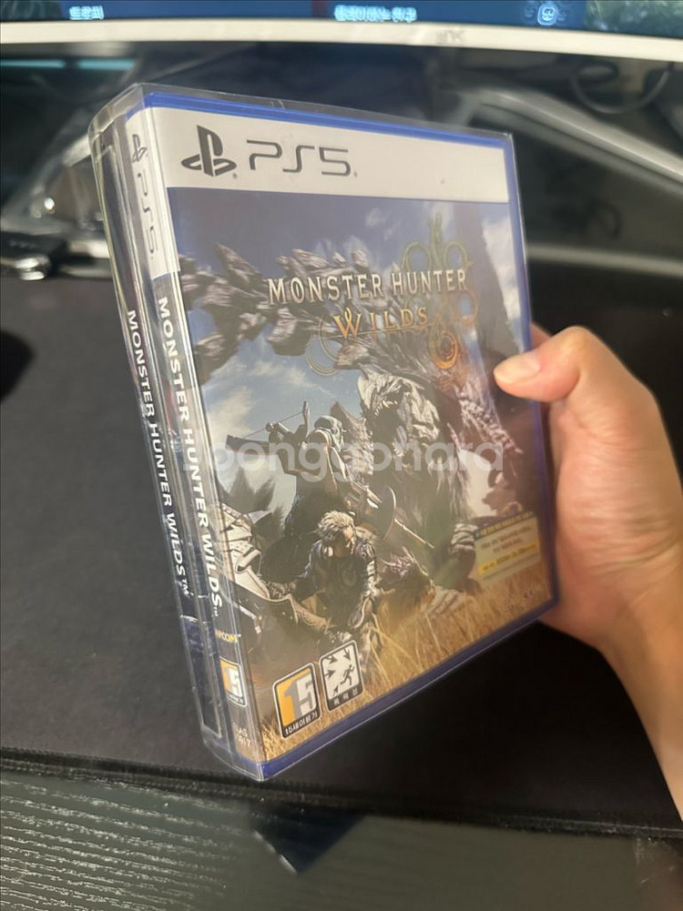 PS5 몬스터헌터 몬헌 와일즈 스틸북+코드포함--0