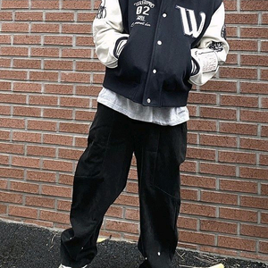 [46]우영미 22fw 바시티 자켓 그레이