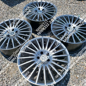 19인치 벤츠 마차 고스트크롬 순정휠 한대분