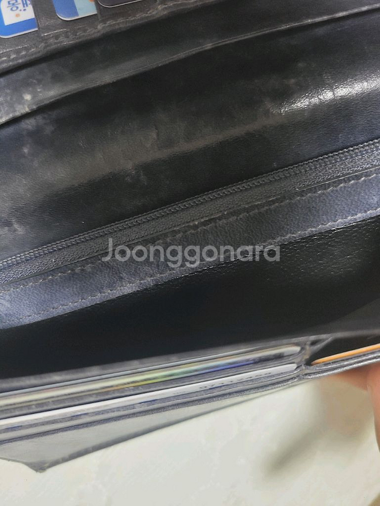 정품 이태리 페로니 남성 베지터블가죽 장지갑 타닌공법으--3