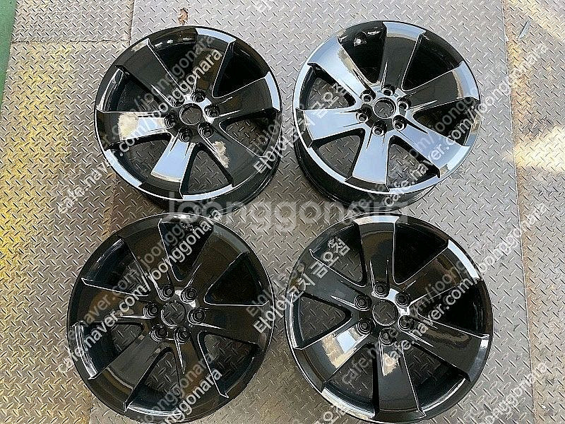 18인치 모하비 유광블랙 순정휠 한대분--0