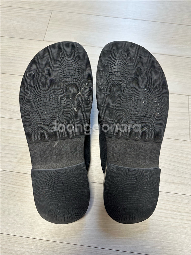 디올 알리아스 샌들 블랙 디올 오블리크 자카드 슬리퍼--8
