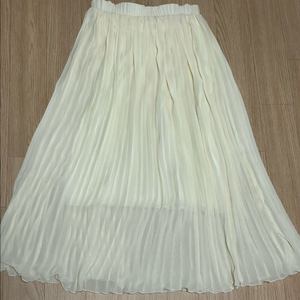 아이보리 롱스커트 free