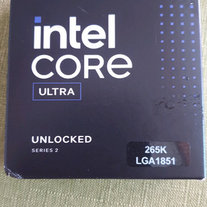인텔 CPU 코어2울트라 265K 정품 미개봉