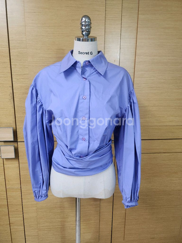 슈퍼띵스 보라블라우스--0