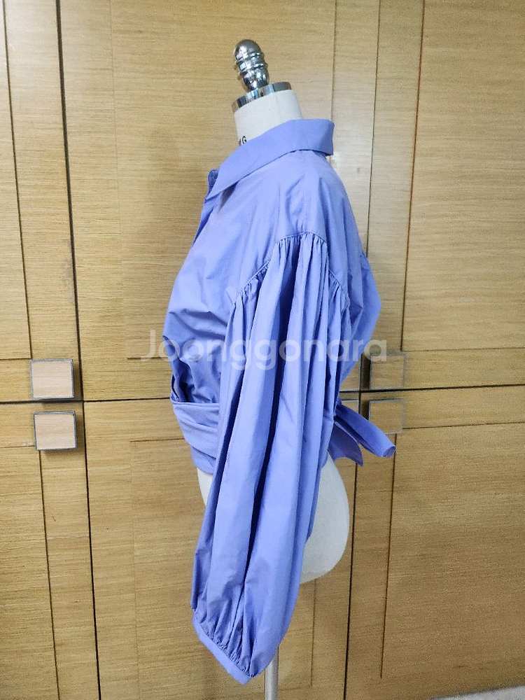 슈퍼띵스 보라블라우스--2