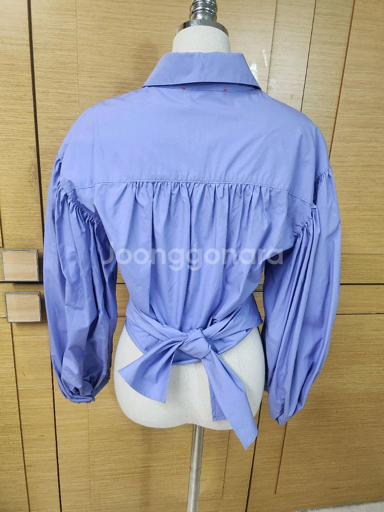 슈퍼띵스 보라블라우스--3