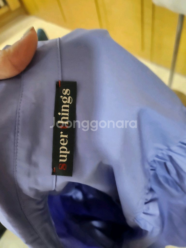 슈퍼띵스 보라블라우스--4