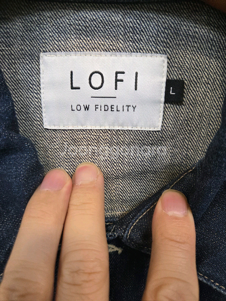 로파이 데님자켓 L--2