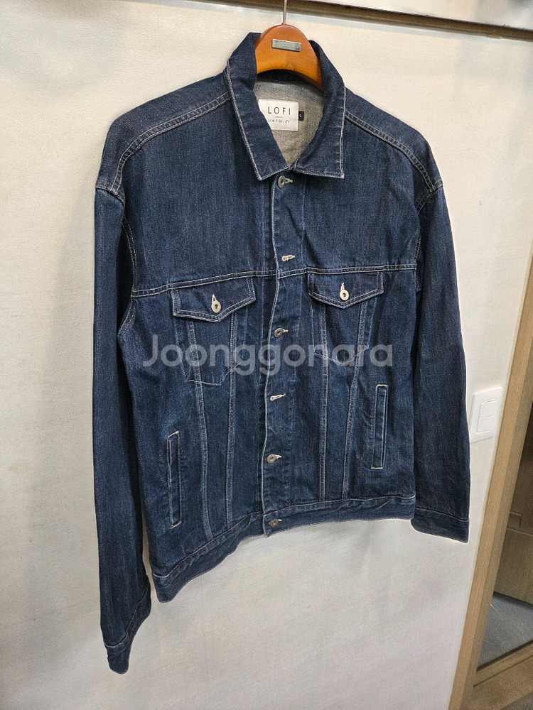 로파이 데님자켓 L--3