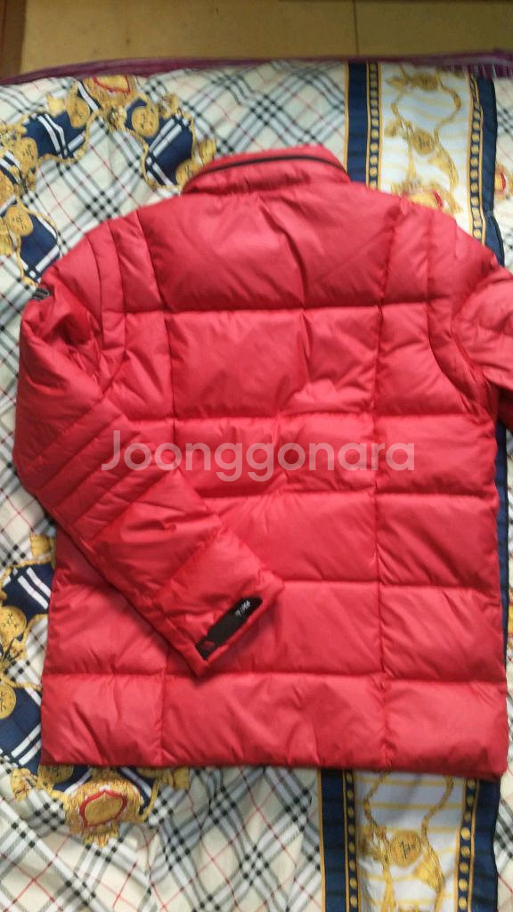 ,LPGA 남성 다운점퍼 레드95 새상품 택포35000--1