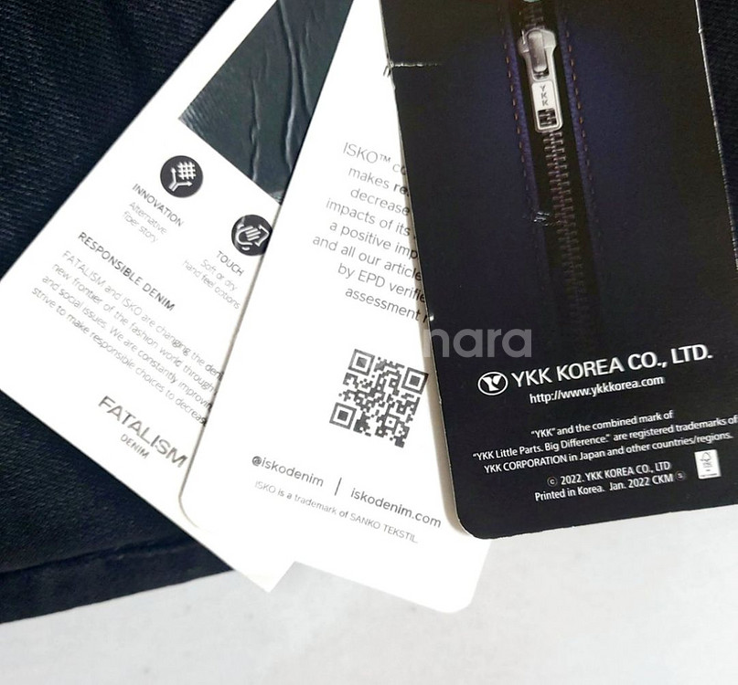 새제품/페이탈리즘 블랙진 남성청바지32--5