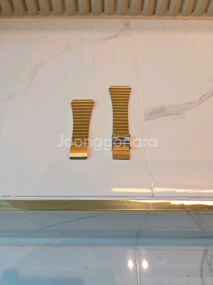 [스트랩] 카시오 정품 스트랩 (데이터뱅크 골드) DB--1