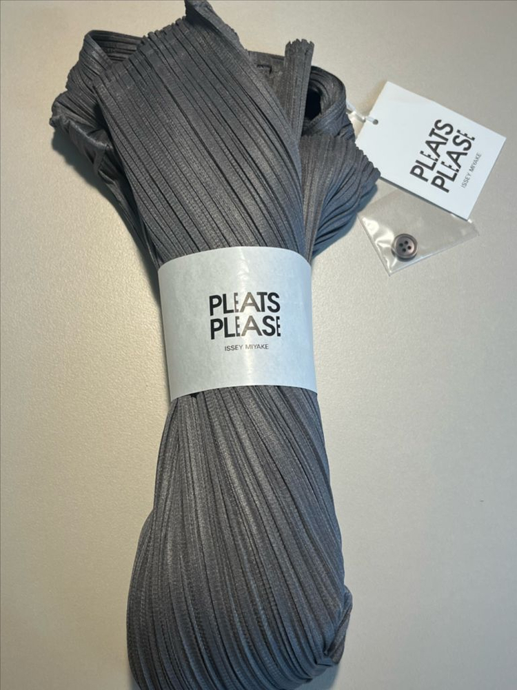 플리츠플리즈 베이직셔츠 그레이 3사이즈 미개봉 새상품--1
