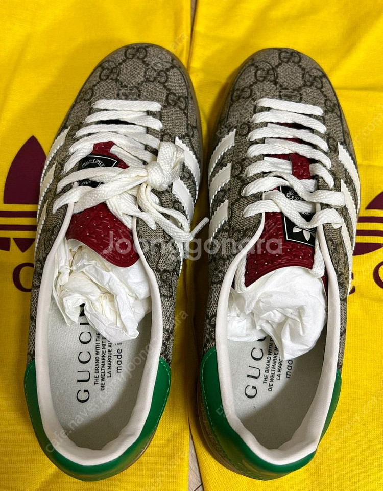 (대전세종구미)구찌x아다다스 가젤스니커즈 새상품260--9