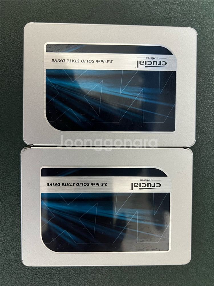 크루셜 ssd 2.5인치 500gb 2개--0