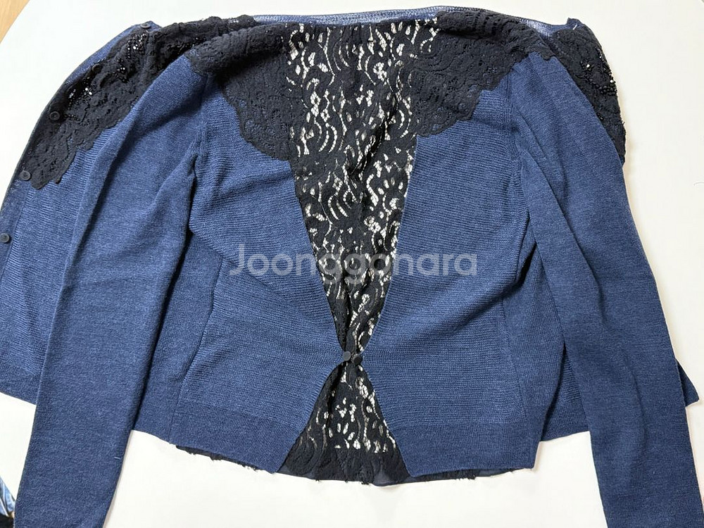 미샤 모 니트 가디건+나시 세트--8