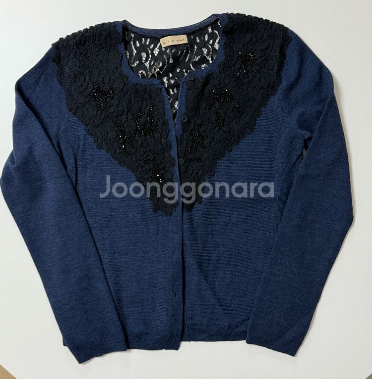 미샤 모 니트 가디건+나시 세트--5