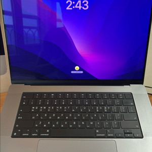 맥북 프로 16인치 M1 Pro 16GB 512G