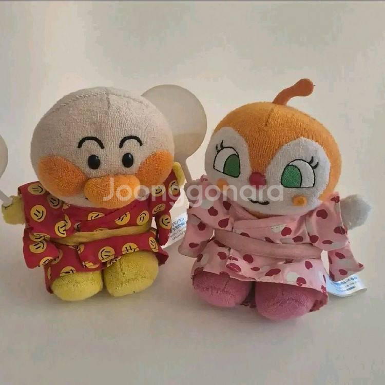 호빵맨 짤랑이 고전 덜덜이인형--0