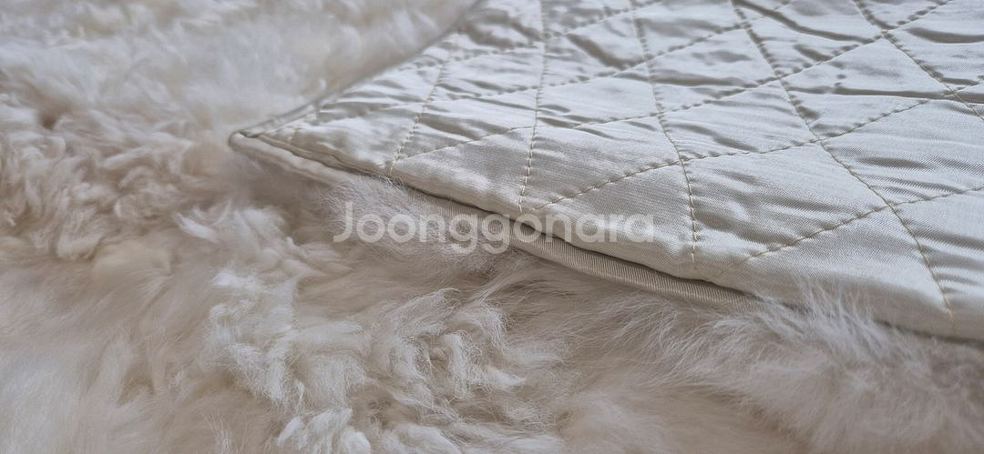 호주산 양모 침대패드 양털--0