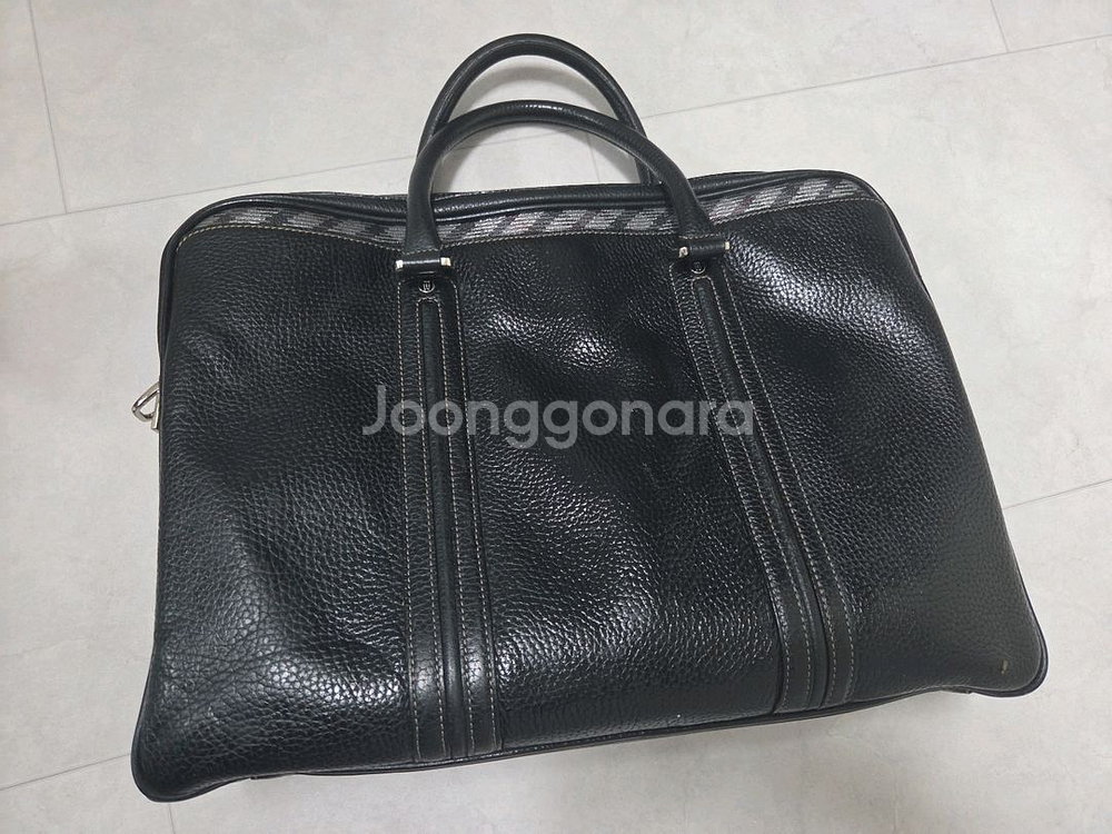 닥스 가죽 서류가방 블랙--1