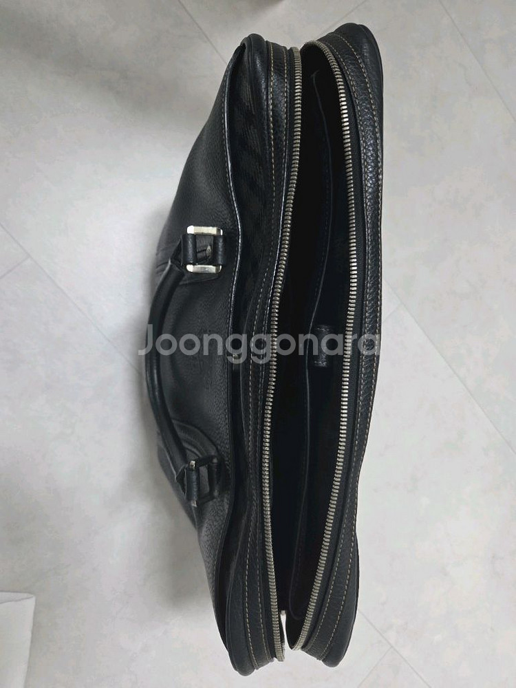 닥스 가죽 서류가방 블랙--6