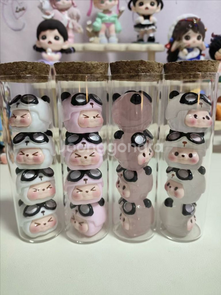 핸드메이드 수지 파일럿 미니어처 피규어 오브제--4