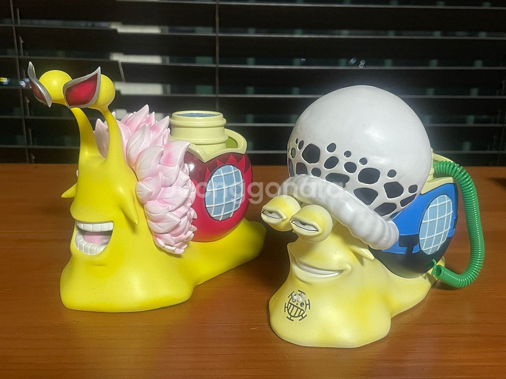 원피스 피규어 전보벌레 레진 일괄--0