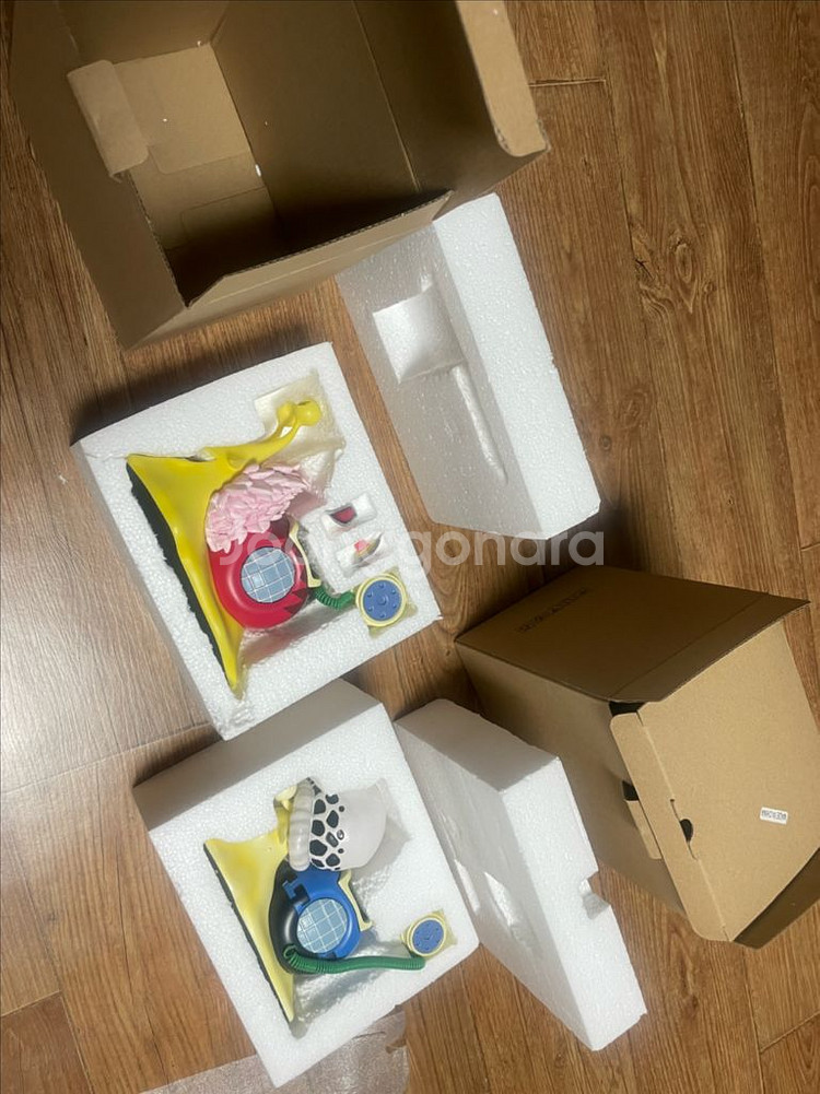 원피스 피규어 전보벌레 레진 일괄--1