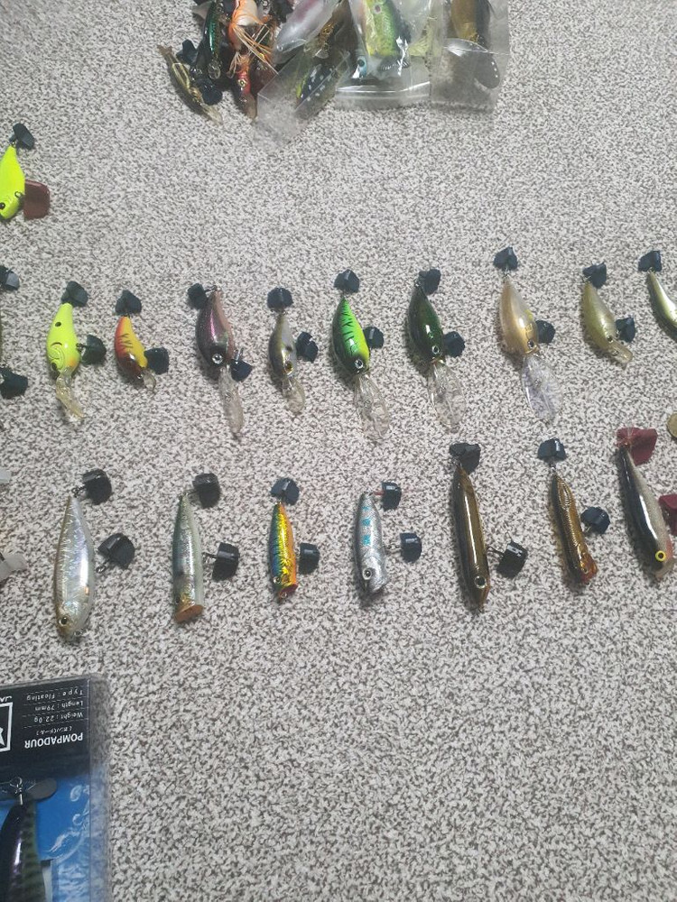 베스낚시 하드베이트(탑워터 미노우) 판매합니다 이미지