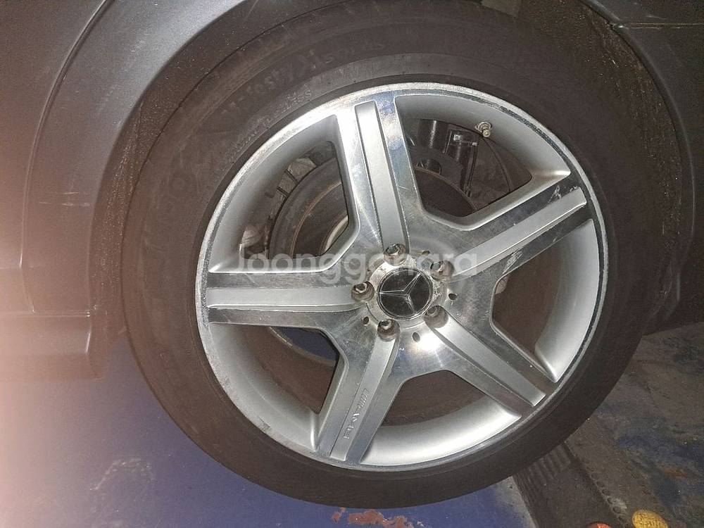 벤츠amg 19인치 휠타이어 한세트--2